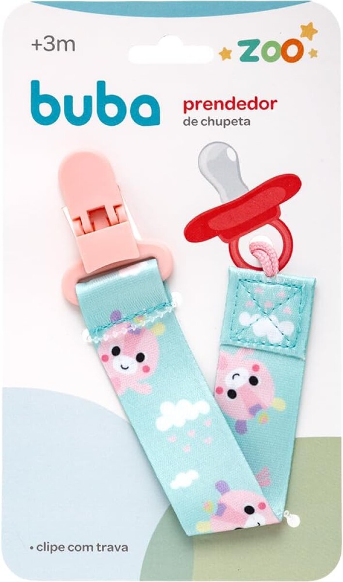 Clip para chupete BUBA animales - unicornio bubazoo 