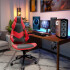 Silla De Oficina Reclinable Con Apoya Brazos (rojo/negro) SILLA GAMER PL ROJO/NEGRO