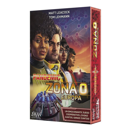 Z-man Games - Juego de Mesa Pandemic: Zona 0 Europa - +8 Años. 2 - 4 Jugadores. Idioma Español. 001