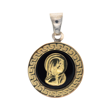 Medalla religiosa de plata 925 y double en oro 18 ktes, VIRGEN NIÑA. Medalla religiosa de plata 925 y double en oro 18 ktes, VIRGEN NIÑA.