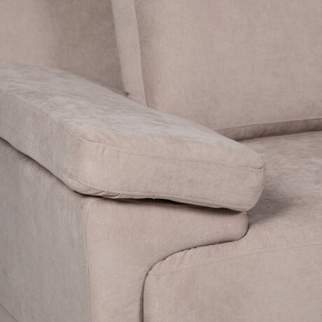 Rinconera Adalia - Tela Microfibra - Chaise derecho 9249 (Tostado)