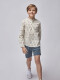 Camisa Estampada Ikat Blanco Roto