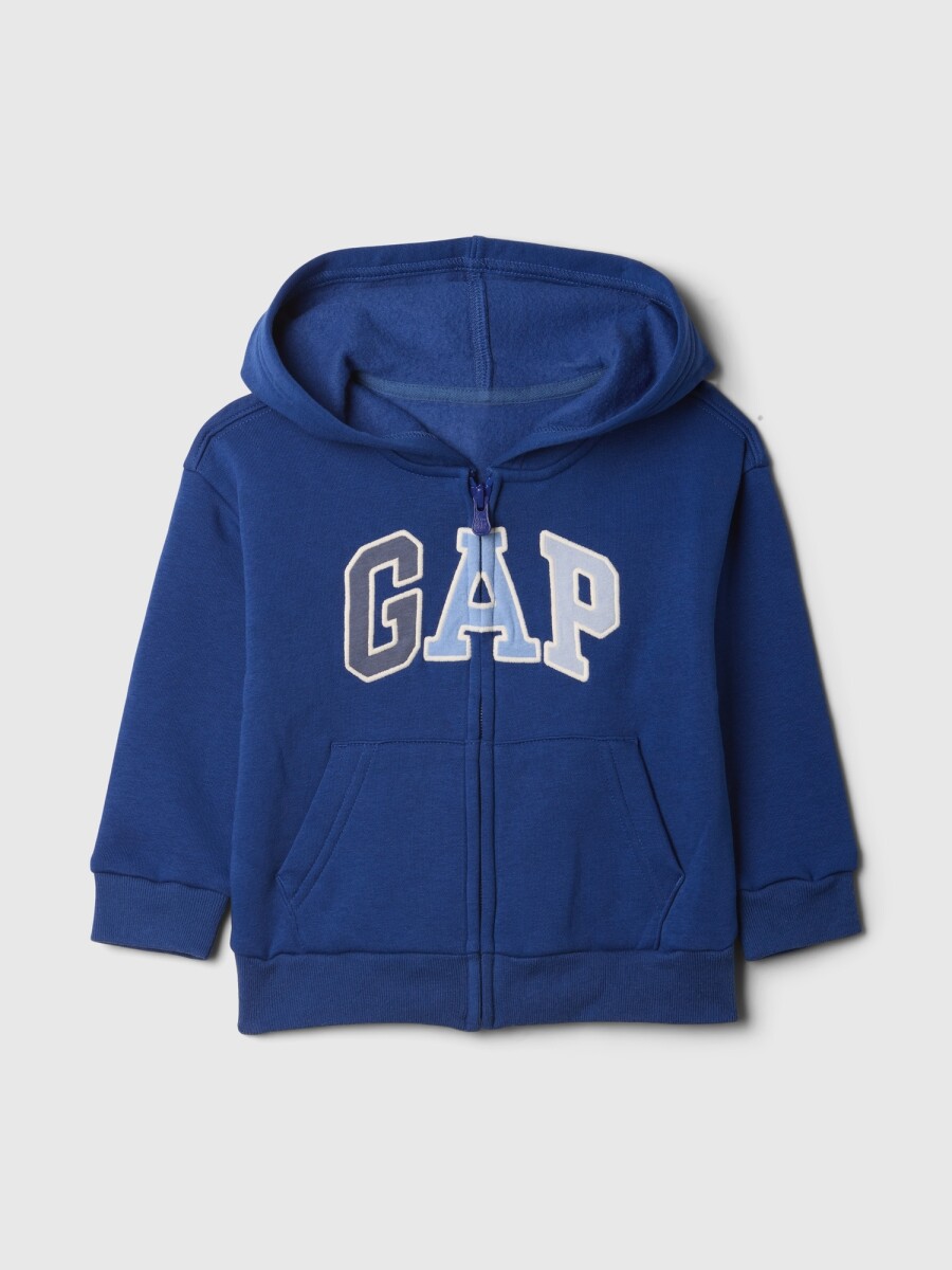 Canguro Con Cierre Logo Gap Toddler Niño - Sodalite Blue 19-3953 