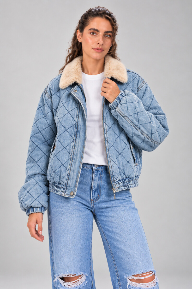 Campera New York - Azul Claro 
