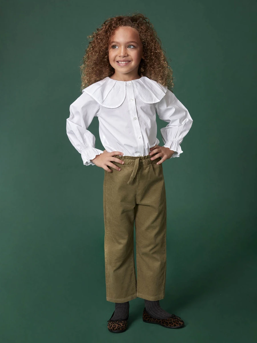 Pantalon De Micropana Verde Viejo