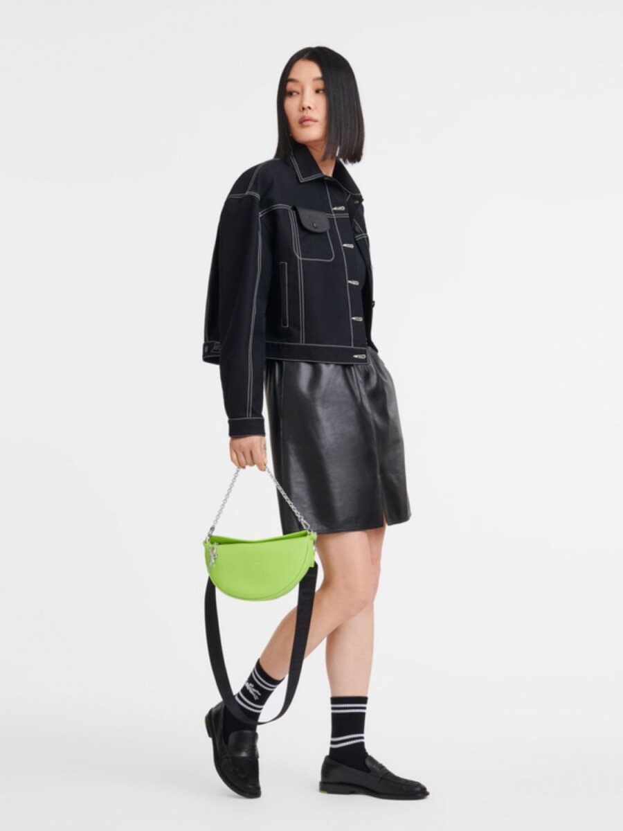 Longchamp -Cartera pequeña de cuero, Smile - 0 