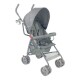 Coche de paseo tipo paragüita Bebesit Fun plegado fácil Gris