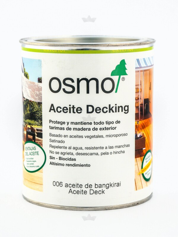 OSMO 016 ACEITE DECKING BANGKIRAI OSCURO 0.75 LT. N/A