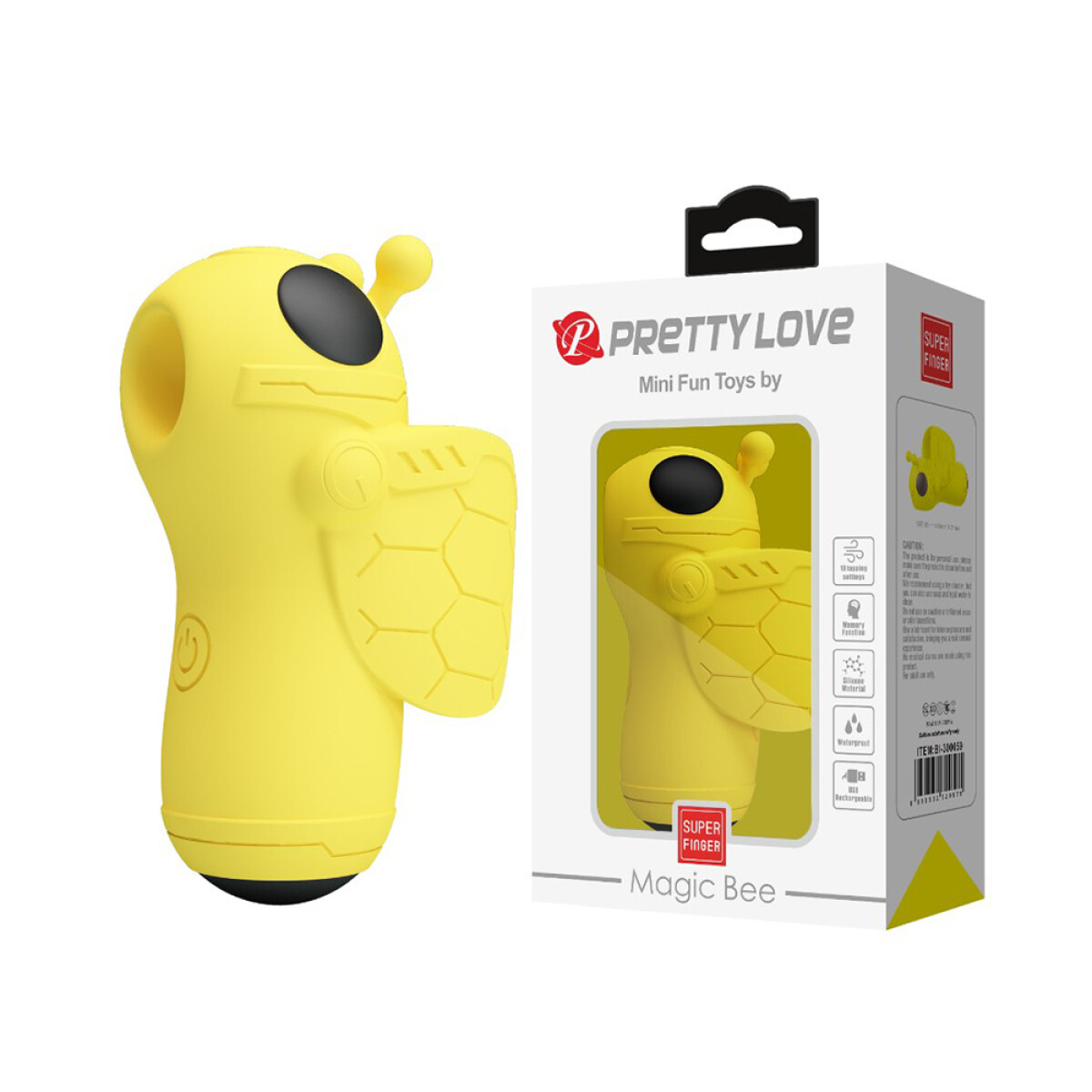 Mini Vibrador Dedo Succionador Clítoris Magic Bee 