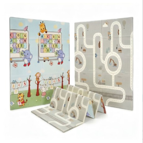 Alfombra reversible transportable pista gris 180x150x0.08 001