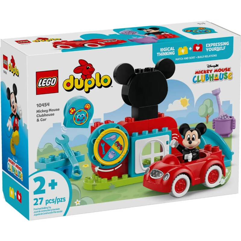 Lego® Duplo® Disney Casa Y Auto De Mickey Mouse Kit 10454 Cantidad de piezas 27 Lego® Duplo® Disney Casa Y Auto De Mickey Mouse Kit 10454 Cantidad de piezas 27