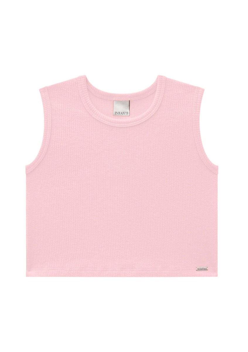 Blusa Cropped - Rosa 