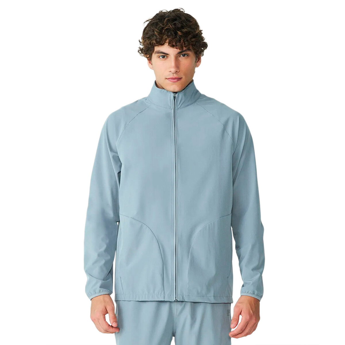 FILA Campera Essential Floating para Hombre - Gris - Gris 