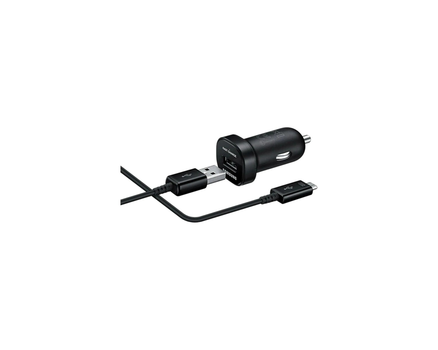 Cargador de Auto Samsung Carga Rápida con Cable Micro USB - Micro USB 