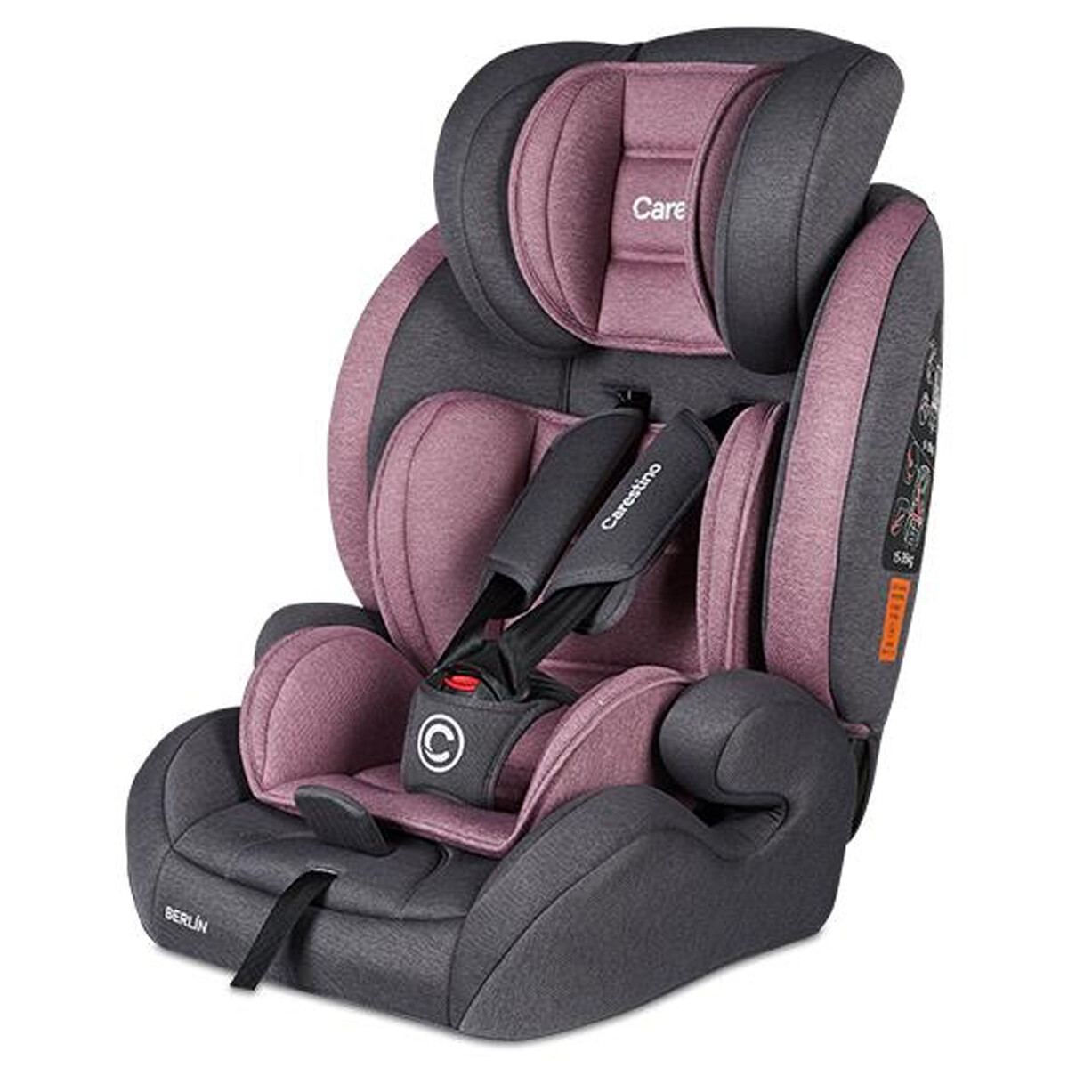 Butaca y Booster para auto Carestino Berlin de 9 a 36kg - Púrpura 