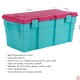 Set x2 Baúl 100 lts TURQUESA/ROSA