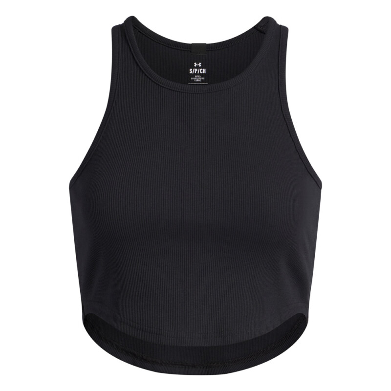 UA Rival Rib Tank-BRN BLK-001