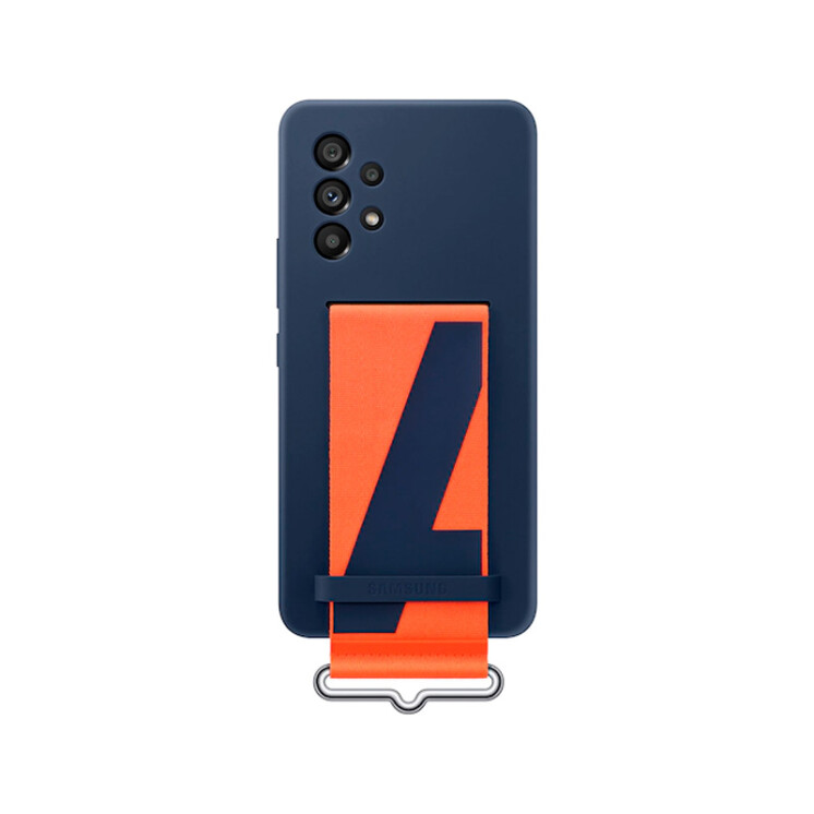 Silicone Cover con correa para Galaxy A53 Silicone Cover con correa para Galaxy A53