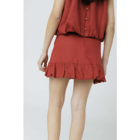 Pre Venta Falda Balloon Cherry