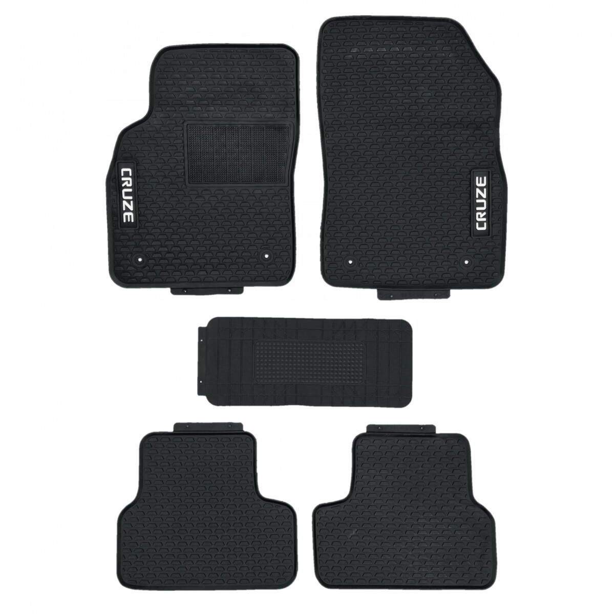 Alfombra Chevrolet Cruze Black Con Logo Blanco 