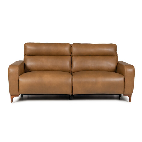 Sofa Hush - Cuero Básico - 2 cuerpos 1016 (Nozes)