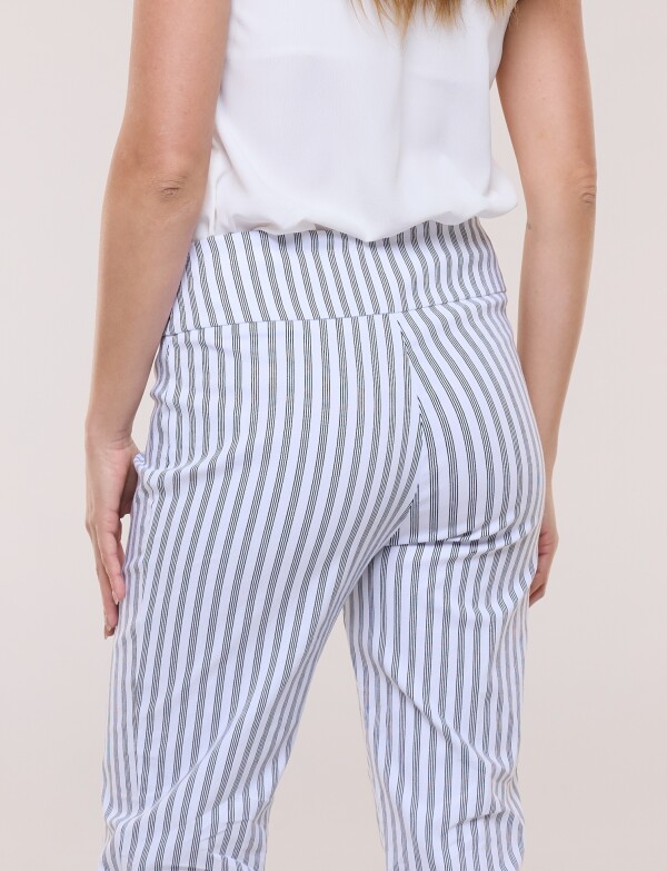 Capri Pull On Printed BLANCO/MULTI