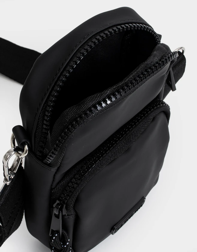 Complemento Marroquinería Deportivo Pouch Engomado - Negro