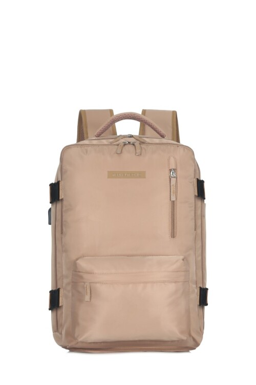 Mochila travel tech Beige