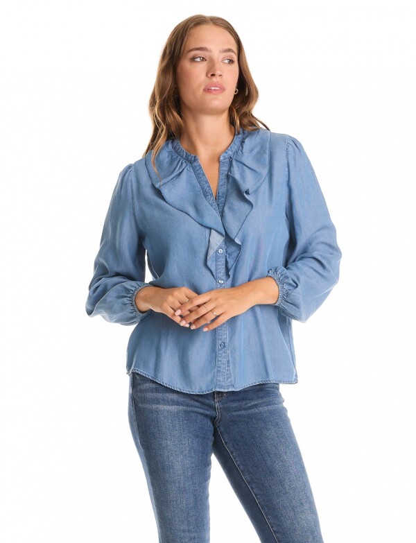 Blusa Lyocell Volados JEAN