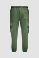 Pantalon Deportivo Con Bolsillos Cargo Rifle Green