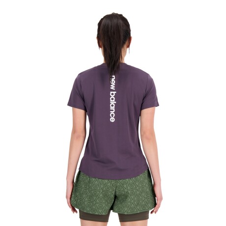 Remera New Balance de Dama - Impact Run - WT33277ILL PURPLE