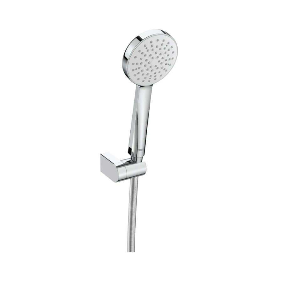 Set Ducha con Flexible y Soporte Cromado Linea Stella Set Ducha con Flexible y Soporte Cromado Linea Stella