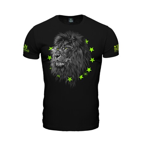 Remera manga corta con Frases Verde