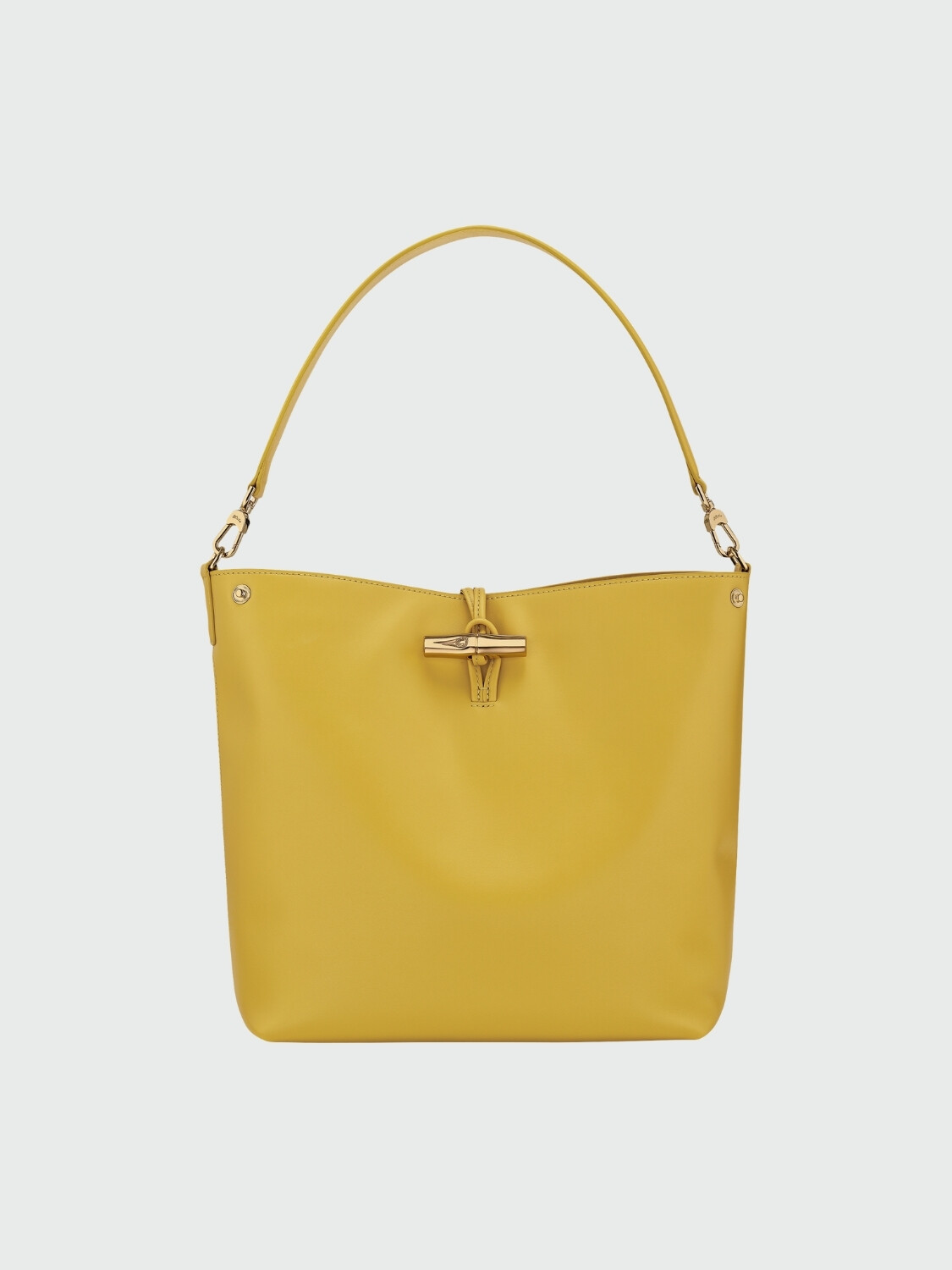Longchamp -Bolso de cuero, Le Roseau Sleek Amarillo