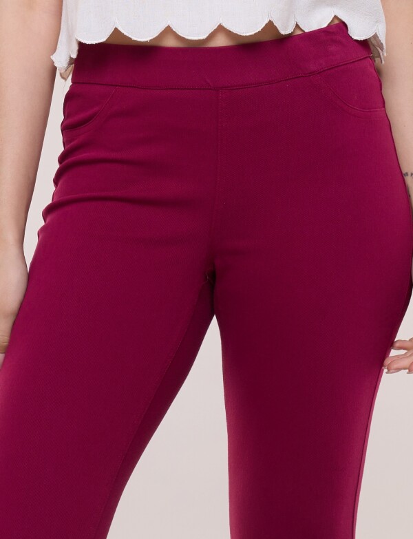 Jegging Slim BORDEAUX