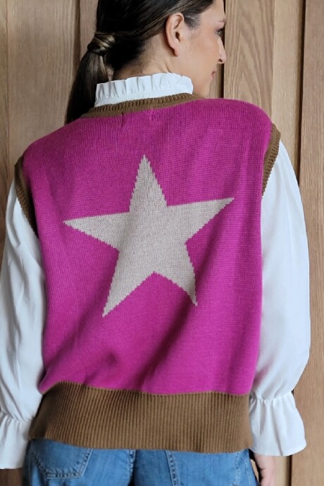 Chaleco Galaxia Magenta