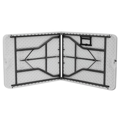 Mesa Plegable 1.80m Camping Jardín Resistente Calidad Blanco