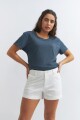 Short con bolsillos BLANCO