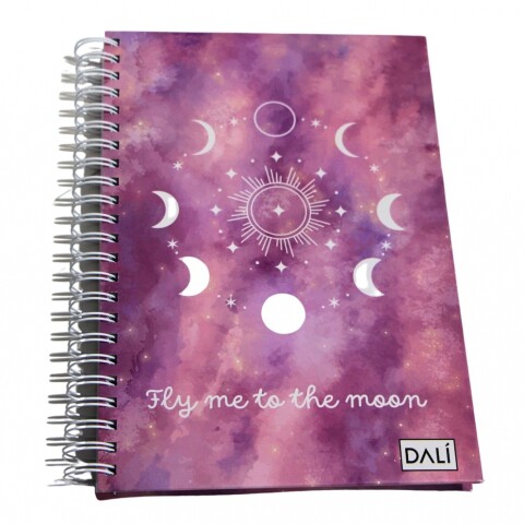 CUADERNOLA DALI 200 HOJAS SUPER TAPA DURA TAPA FLY ME TO THE MOON