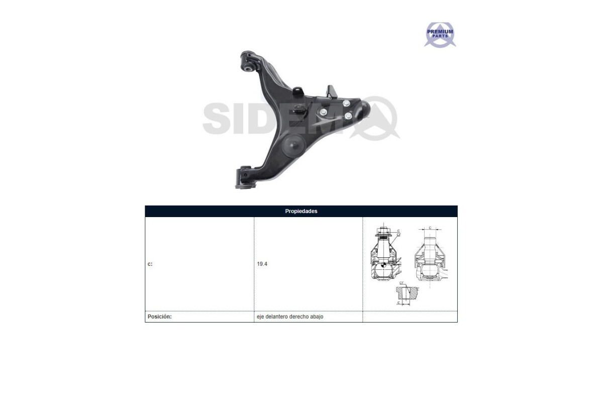 Parilla De Suspension Del Mitsubishi L200, Toyota Hilux 07-17 Der Parilla De Suspension Del Mitsubishi L200, Toyota Hilux 07-17 Der