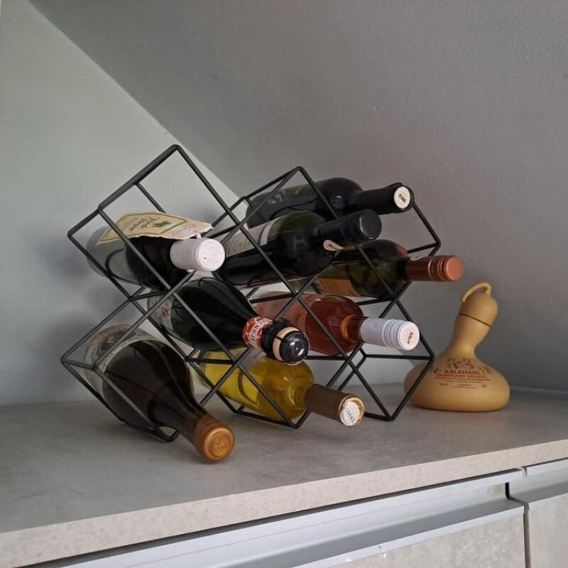 Vinera hierro para 8 botellas Vinera hierro para 8 botellas