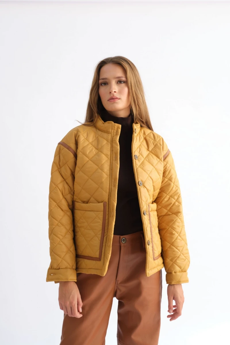 Chaqueta Alina Mostaza