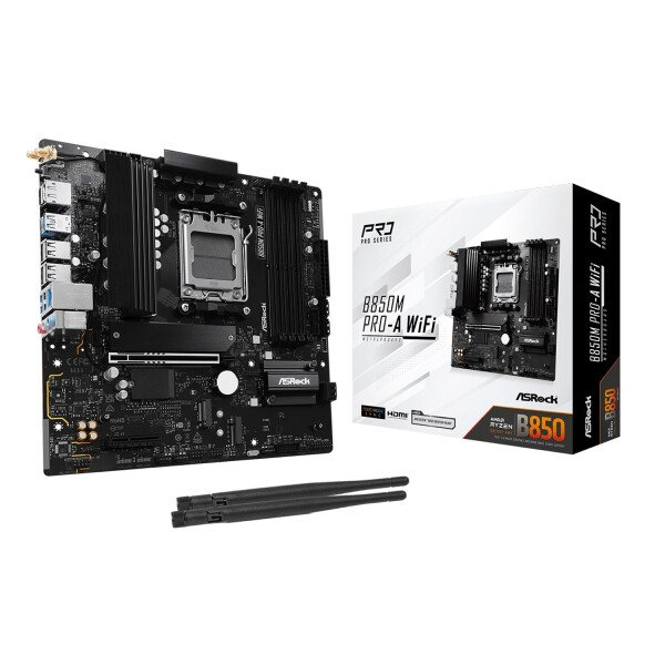 Placa Madre Asrock B850 Pro A Wifi 6e Am5 PLACA MADRE ASROCK B850 PRO A AM5 WIFI