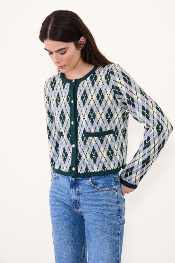 Saco Rombos Renata Verde