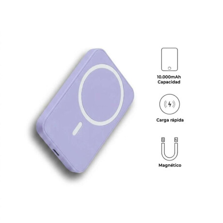 Cargador Magnetico Color Azul 10000 Mah
