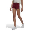 Short Adidas Pacer 3 Stripes de Mujer - HM3887 Bordo