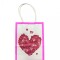 Bolsa con Asa N°2 21x15x8 Corazón Fucsia