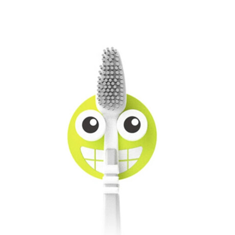 Soporte De Cepillo Dental Emoji Verde