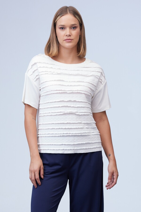 Blusa Textura CRUDO