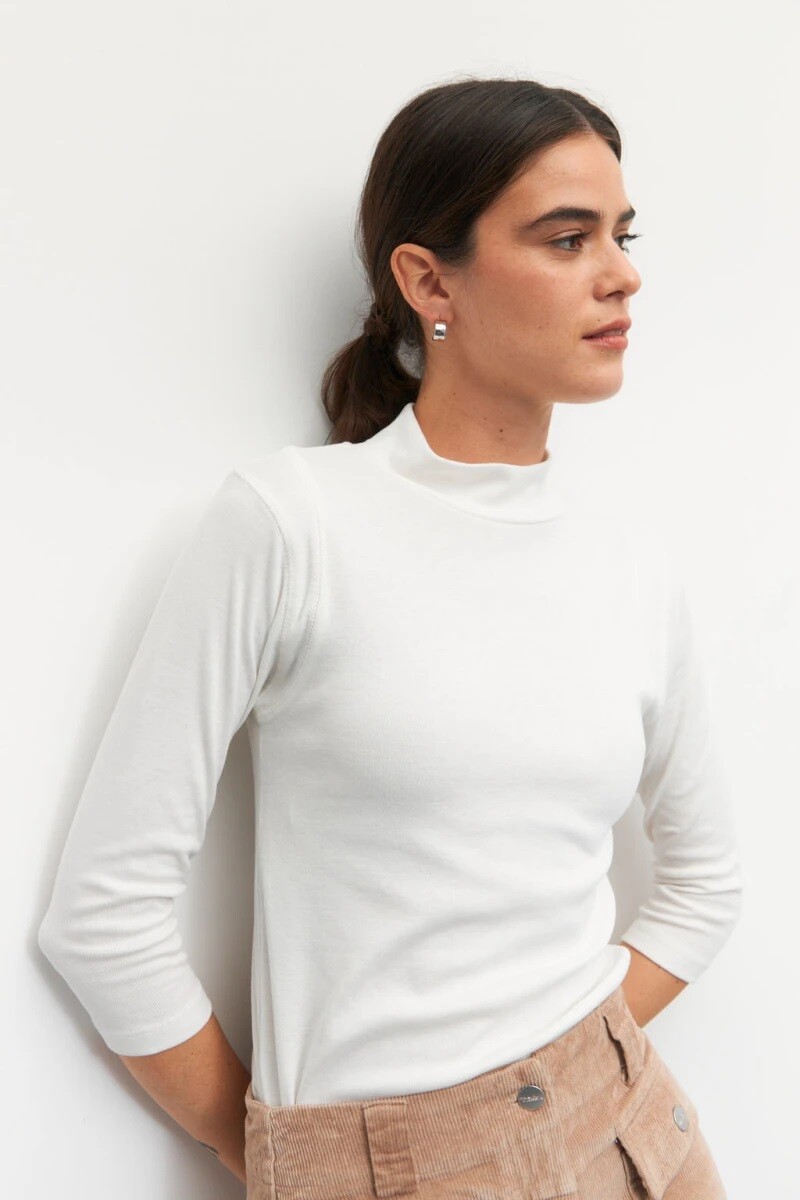 POLERA D.CASSIN RULIO - BLANCO 